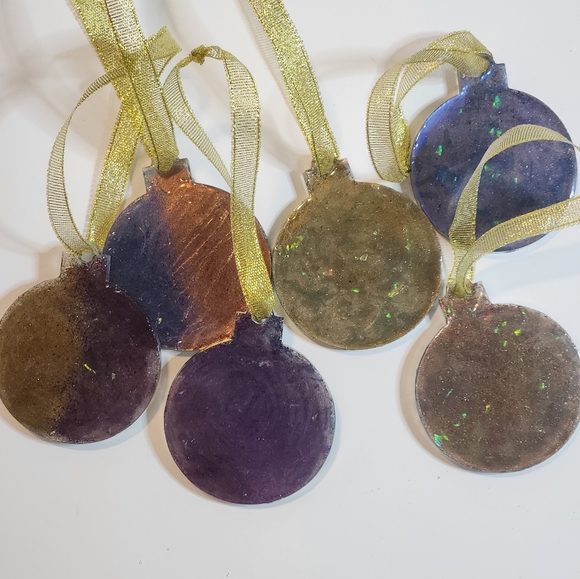 Custom Made Christmas Tree Decorations Set of 6 - Picture 3 of 5